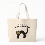 Black Cat Happy Halloween Bag
