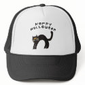 Black Cat Happy Halloween hats