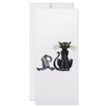 BLACK CAT & HAT by SHARON SHARPE rack cards