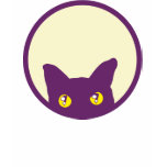 BLACK CAT HEAD t-shirts