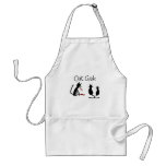 Black Cat Humour "Cat Gak" aprons