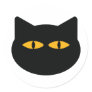 black cat icon stickers