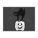 Black Cat Jack-o Bats
