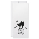 Black Cat Jack-o Bats rack cards