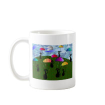Black Cat Lovers Art Gifts Mug