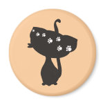 black cat magnets