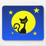 Black Cat & Moon mousepads
