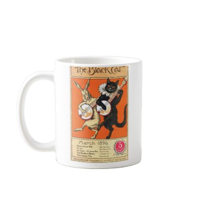 Black Cat No. 2 Mug by retrobanjo