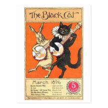 Black Cat No. 2 Postcard