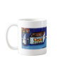 Black cat orange box coffee mug