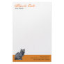 Black Cat orange Stationery