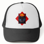 Black Cat Painting Art T-Shirt - Multi