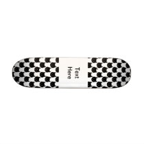 Black Cat Pattern. Skateboard Decks