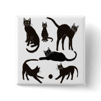 Black Cat Pin