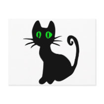 Black Cat Post Card