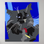 black cat poster