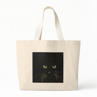 black cat products canvas bag by denvercris