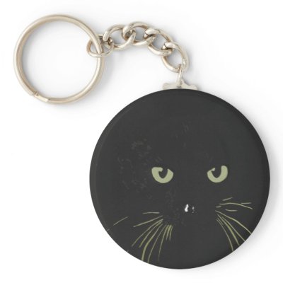 black cat products key chain by denvercris