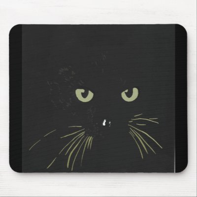 black cat products mouse pad by denvercris