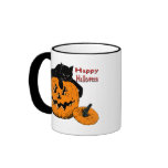 Black Cat Pumpkin mugs