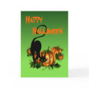 BLACK CAT PUMPKIN PATCH by SHARON SHARPE cards