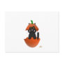 Black Cat Pumpkin Postcard
