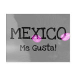 Black Cat Purple Eyes; Mexico Souvenir Postcards