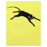 Black cat running flyer