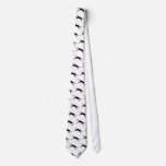 Black cat running ties