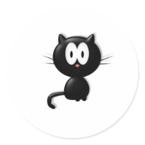 Black Cat Scardy Cat Halloween Gift