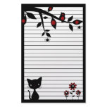 Black Cat Stationery stationery
