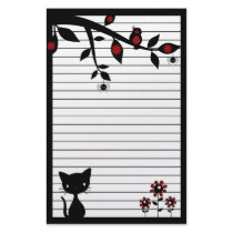 Black Cat Stationery