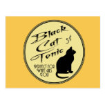 Black Cat Tonic Postcards
