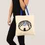 Black Cat Tote Bag Fat Cat Grocery Bag Halloween