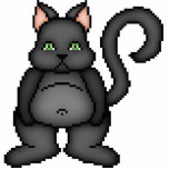 Black Cat Wall Sculpture Photo Cut Out