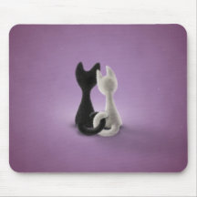 Black Cat White Cat (Colour 4) Mousemats
