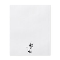 Black Cat, Winking. Full Color Flyer