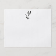 Black Cat, Winking. Personalized Flyer