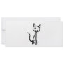 Black Cat, Winking. Personalized Rack Card