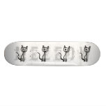 Black Cat, Winking. Skateboard Decks