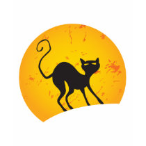 Black Cat - Yellow Moon t-shirts