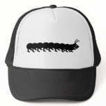 black caterpillar mesh hat