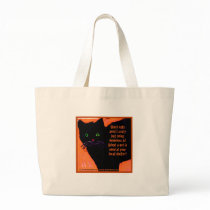 Black Cats Aren't Scary Tote Bag