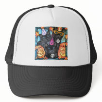 Black Cats & Jacks Mesh Hat