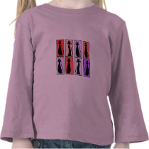 Black Cats Pop Art Gifts T-shirts