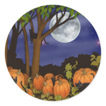Black Cats & Pumpkins Sticker
