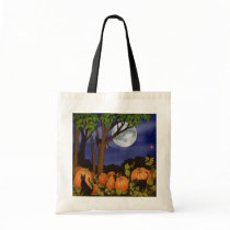 Black Cats & Pumpkins Tote Bag