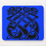 Black Celtic Dogs mousepads