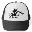Black Chinese Fire Dragon hats