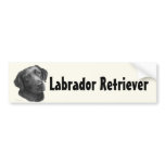 Black/Chocolate Labrador Retriever bumper stickers